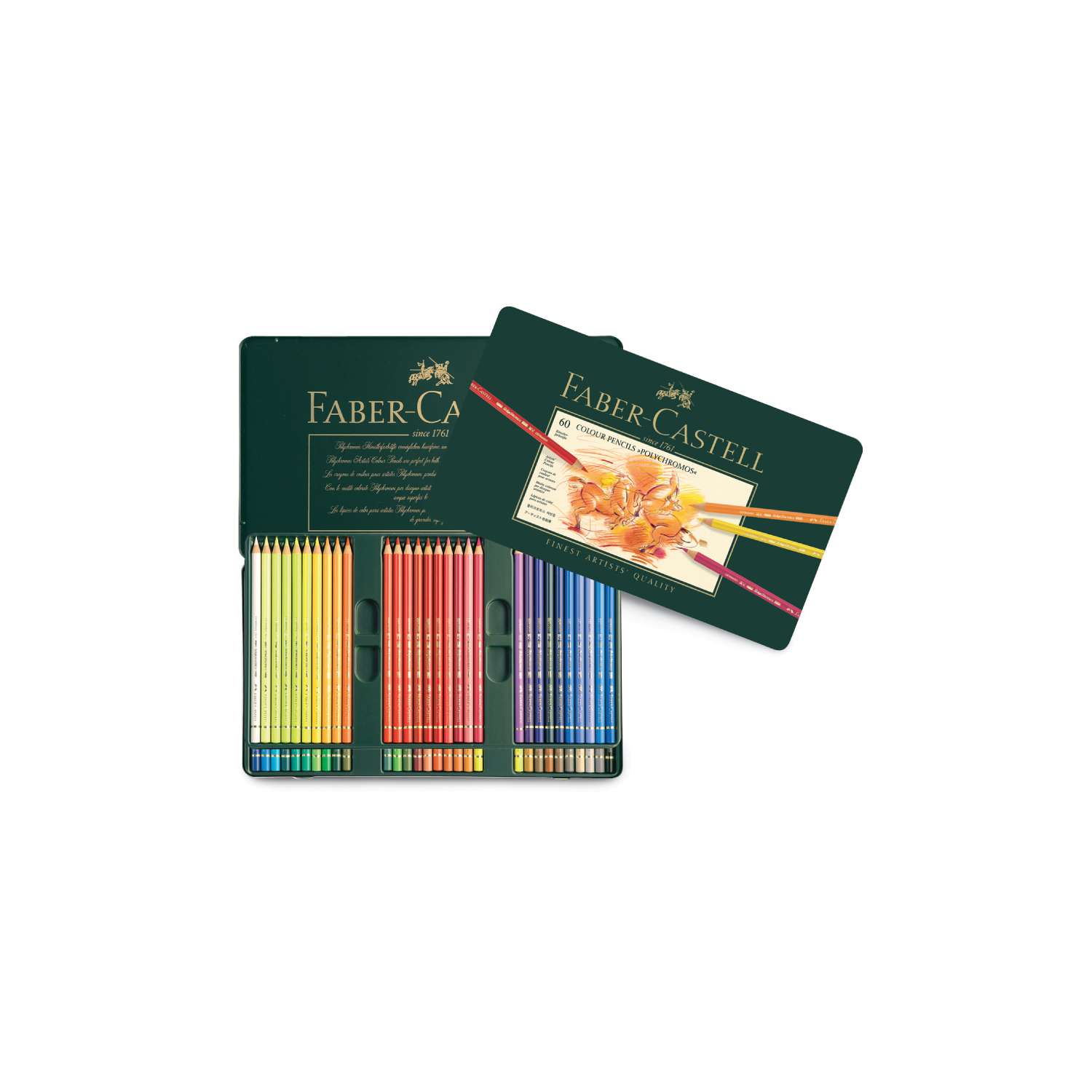 FABER CASTELL POLYCHROMOS Künstler Farbstifte im Metall Etui online